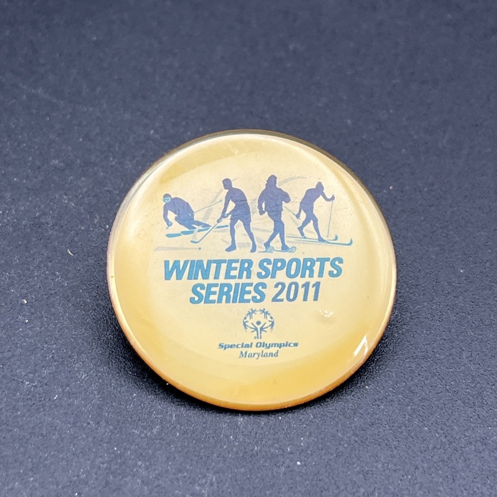 2001 Special Olympics Maryland Winter Sports Series Lapel Hat Pin